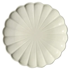 ASSIETTE PLATE CALISTA ECRU D27CM