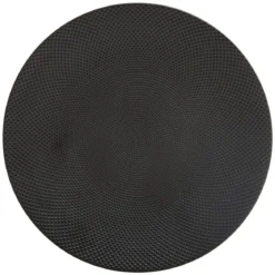 ASSIETTE PLATE CAVIAR NOIR 27CM
