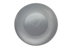ASSIETTE PLATE 27CM DOTS GRIS GRES