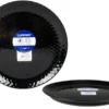 ASSIETTE PLATE 25CM PAMPILLE NOIR OPALE
