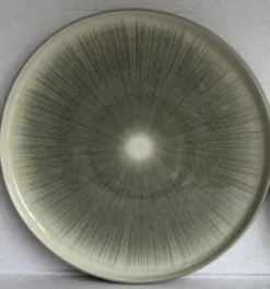 ASSIETTE PLATE EVA VERT D.27CM