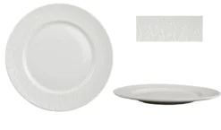 ASSIETTE PLATE LEAF PORCELAINE 27CM