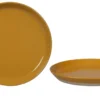 ASSIETTE PLATE NATURAL 25CM CURRY GRES
