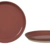 ASSIETTE PLATE NATURAL 25CM TERRACOTTA GRES