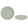 ASSIETTE PLATE PASTEL 26.5CM VERT GRES