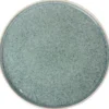ASSIETTE PLATE PORCELAINE EMAIL REACTIF BLEU BLANC MAT 25CM