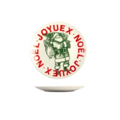 ASSIETTE PLATE PORCELAINE SANTA VIBES 26.7CM