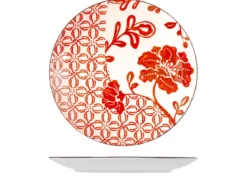 ASSIETTE PLATE PORCELAINE SHANGHAI 27CM