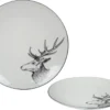 ASSIETTE PLATE RENNE PORCELAINE 26CM
