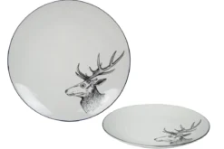 ASSIETTE PLATE RENNE PORCELAINE 26CM