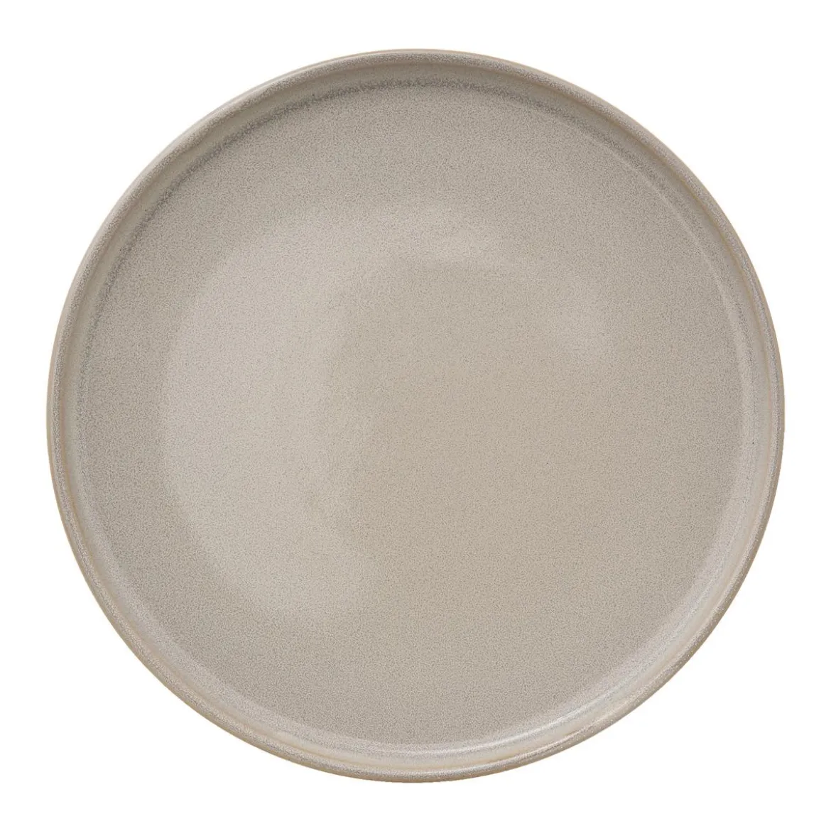 ASSIETTE PLATE TERRE INCONNUE BEIGE D.27CM