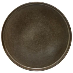 ASSIETTE PLATE TERRE INCONNUE MARRON 27CM