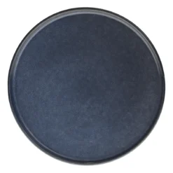 ASSIETTE PLATE TERRE INCONNU BLEU 27CM