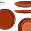 ASSIETTE REBORD TERRE CUITE 29CM