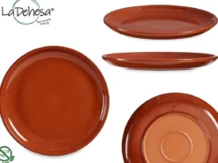 ASSIETTE REBORD TERRE CUITE 29CM