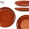 ASSIETTE REBORD TERRE CUITE 23CM