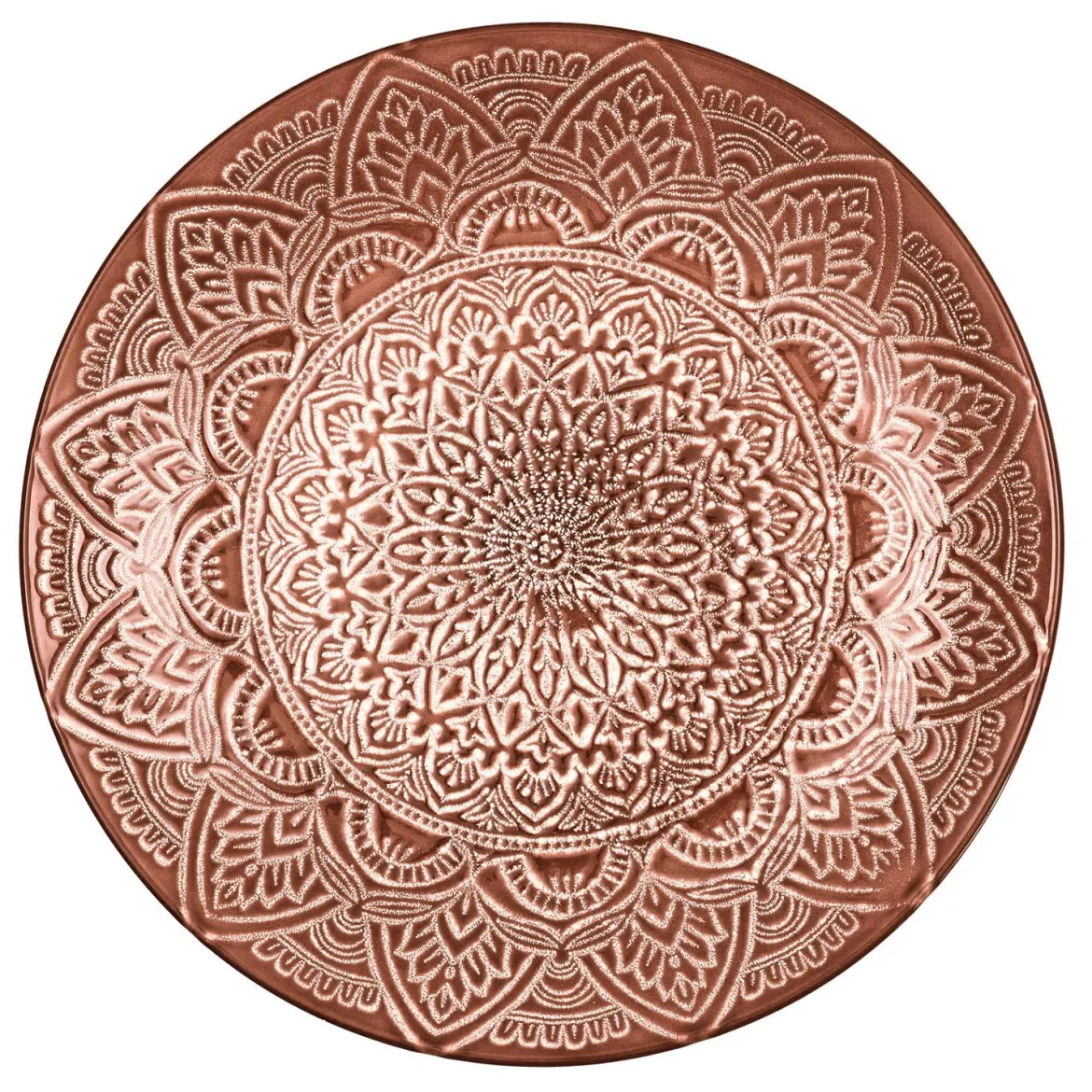 ASSIETTE SAHARA TERRACOTTA D.27CM