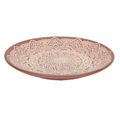 ASSIETTE SAHARA TERRACOTTA D.19.5CM