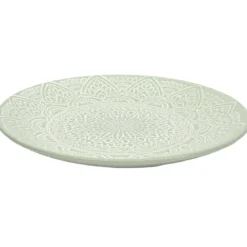 ASSIETTE SAHARA VERT D.27CM
