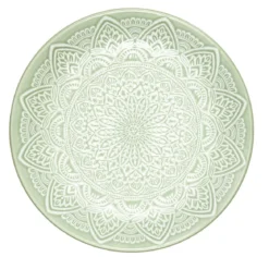 ASSIETTE SAHARA VERT D.19.5CM