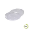 ASSIETTES DESSERT PLASTIQUE TRANSPARENT D.18CM X6PCS