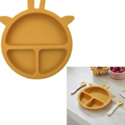 ASSIETTE SILICONE GIRAFE