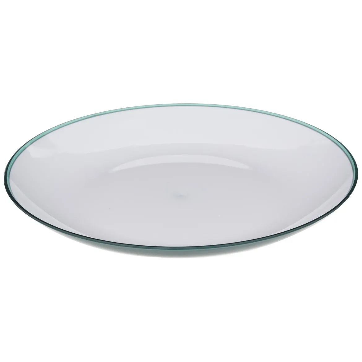 ASSIETTE SQUARE PETROLE 25CM