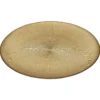 ASSIETTE VERRE DOREE D.21CM
