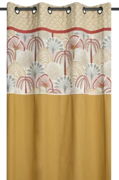 ASWAN RIDEAU 140X260CM CURRY
