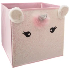 BAC RANGEMENT LICORNE 31X29X29CM