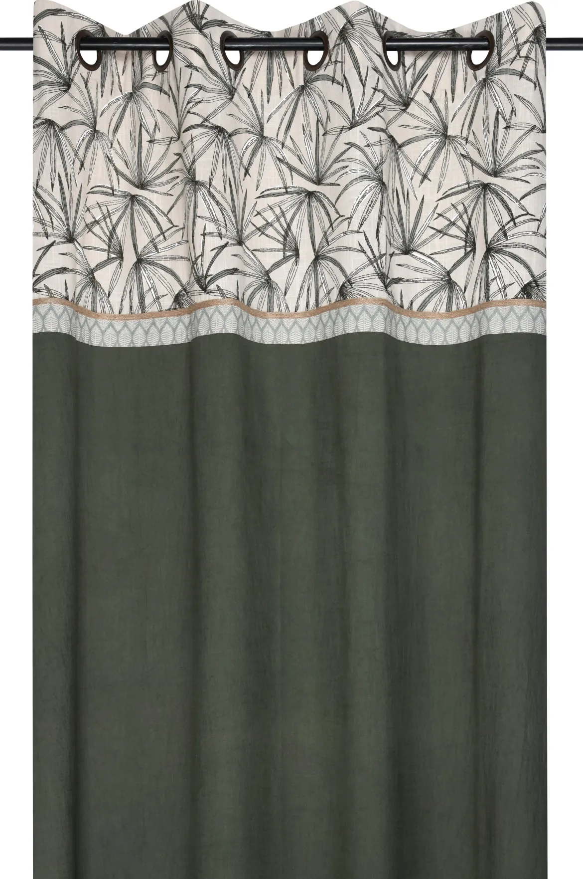 BALEARES RIDEAU 140X260CM OEILLETS VERT