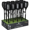 BALISE TORCHE SOLAIRE NOIR H.78CM