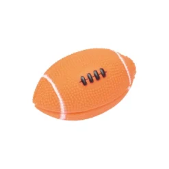 BALLE DE RUGBY PVC SONORE 11CM ORANGE