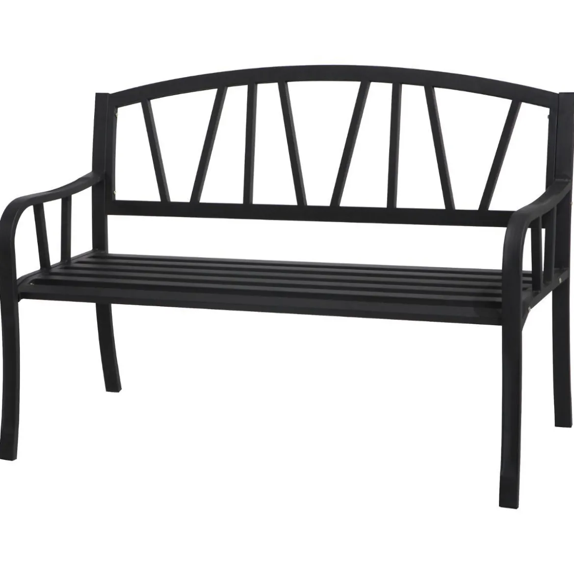 BANC ALVERNIA 3 PLACES NOIR