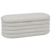 BANC COFFRE BOUCLETTE GIULIA D.110X46X40.5CM