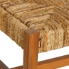 BANC SIDOAN TRESSE BOIS D.102X38X46CM