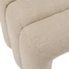 BANC SISCO TISSU ARGILE D.102X42X43.5CM