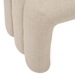 BANC SISCO TISSU ARGILE D.102X42X43.5CM