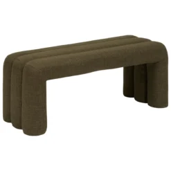 BANC SISCO TISSU KAKI D.102X42X43.5CM