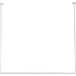 BARRE D ANGLE EN U 80X80X80CM ALUMINIUM BLANC