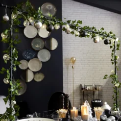BARRE DECO DE TABLE AJUSTBLE NOIR