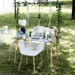 BARRE DECO DE TABLE AJUSTBLE NOIR