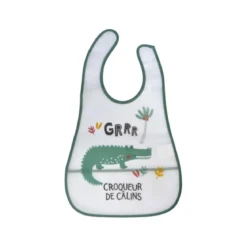 BAVOIR SCRATCH PLASTIQUE POCHE RECUPERATEUR 45X28CM CROCO