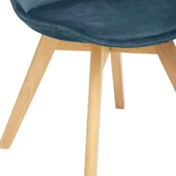 BAYA CHAISE VELOURS CANARD