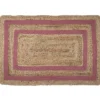 BERRY TAPIS 60X90CM GRENACHE JUTE