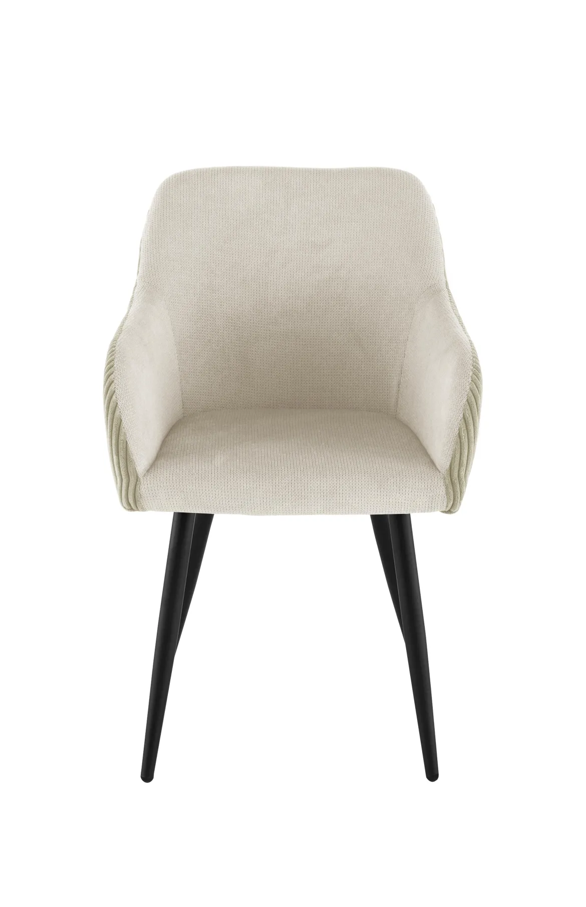 BETTY FAUTEUIL BEIGE BI MATIERE