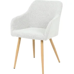 BETTY FAUTEUIL BOUCLETTE PIEDS HETRE