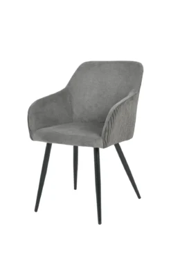 BETTY FAUTEUIL GRIS BI MATIERE