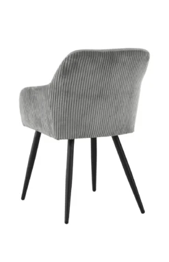 BETTY FAUTEUIL GRIS BI MATIERE