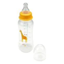 BIBERON COL ETROIT ET TETINE DEBIT VARIABLE 250ML GIRAFE